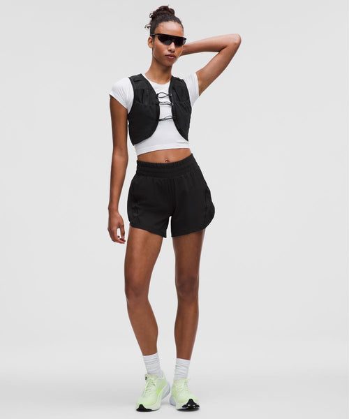 Short doublé taille haute